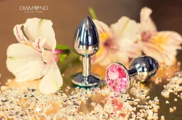Analni čep Diamond Pink Sparkle Large 4010-03lola