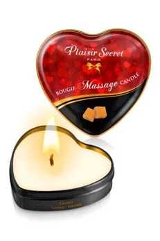 Массажная свеча с ароматом карамели bougie massage candle .