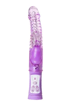 TOIFA a-Tois high-tech Fantasi klitorisni stimulans vibrator, TPE, ljubičasta, 22, 5 cm