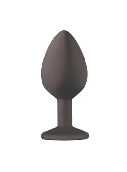 Analni čep Emotions Cutie Medium black golden crystal 4012-07Lola