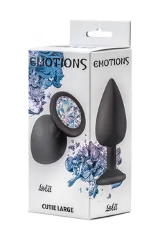 Analni čep Emotions Cutie Large Black moonstone crystal 4013-08Lola