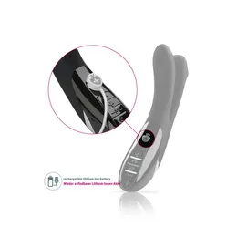 Mistim tingling Apart vibrator sa električnom stimulacijom je crn