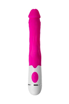Nerealističnый vibrator TOYFA A-Igračke Mist, silikonski, roze, 25,4 cm
