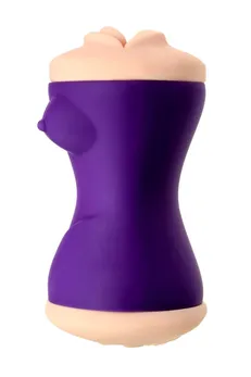 Masturbator dvostrani JOS YARA, TPR, telesni, 17,5 cm