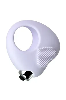 VIBROKOLCO za produženje sexualnog odnosa JOS MOYS, silikon, belo, 6,7 cm