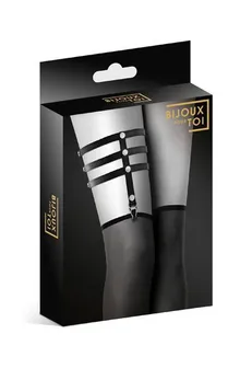 Garter Bijouk pour toi Triple garter 3 Thongs Black
