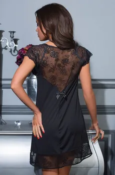 Elegance de luk kratka košulja sa čipkom