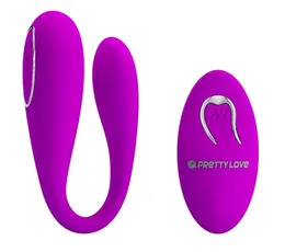 Jorgovani vibrator za parove Algernon sa daljinskim upravljačem