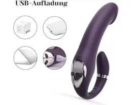Vaginalno-klitoralni vibrator sa sv funkcijom fingeringa