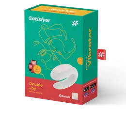 Vibracioni masažer za par satisfyer double joy white sa