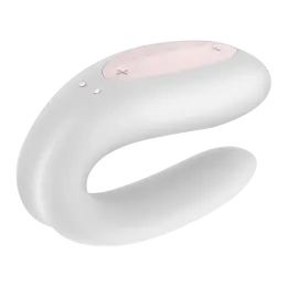 Vibracioni masažer za par satisfyer double joy white sa