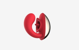 Vaginalno-klitoralni vibrator sa sv slučajem za skladištenje