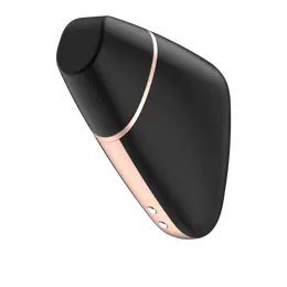 Vakuumski masažer sa vibracijama Satisfier Love Triangle Black 001784sa