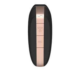 Vakuumski masažer sa vibracijama Satisfier Love Triangle Black 001784sa