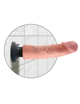 Vibrator King Cock vibrirajući penis od mesa i krvi Pipedream