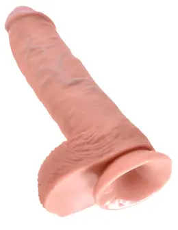 Dildo King Cock 10  član sa kuglicama - Flesh Pipedream 550921pd
