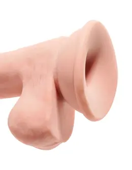 Dildo Kraljevski pijetao plus 6,5-inčni pijetao trostruke gustine sa kuglicama-Flesh Pipedream 571721PD