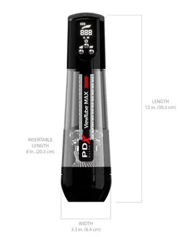 PDX Elite ViewTube MAX View - Black Pipedream RD55323PD