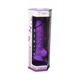 Dildo termoaktivan iz Silekpan 7  ljubičasta 220239al