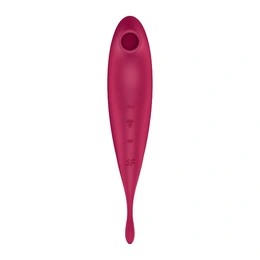 Vakuumski masažer Satisfyer Twirling Pro + dark red 043906SA
