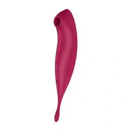 Vakuumski masažer Satisfyer Twirling Pro + dark red 043906SA