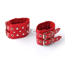 Kožne crvene lisice sa trakama -