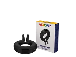Erekcioni prsten Marry Me Rechargeable vibrating Black 33649AL