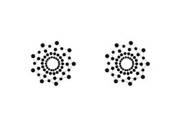 Nalepnice za grudi Burleskue Rovland Black