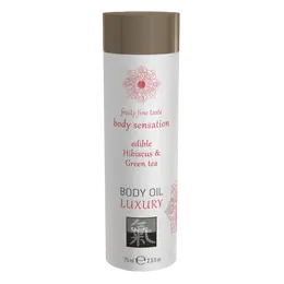 Jestivo ulje za telo shiatsu hibiskus zeleni čaj