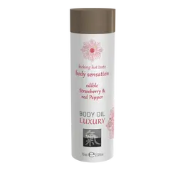 Jestivo ulje za telo shiatsu jagode crvena paprika