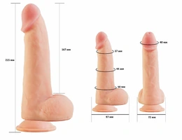 Dildo na usisnoj čaši neoskin 812800ru