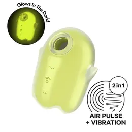 Vakuumski masažer Satisfyer Ghost yellow 060064SA