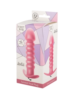 Analni čep sa vibracijama Tvisted Anal plug Pink (AAA baterije) 5007-01lola