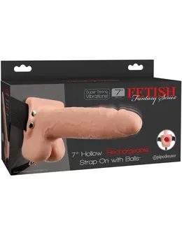 Fetish Fantasi Series 7 ' šuplji Strapon od mesa / crni Pipedream 339121PD