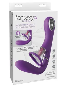 Vibrator fantazije za nju je njeno vrhunsko uživanje u Pro Purple Pipedream-u