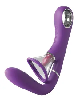 Vibrator fantazije za nju je njeno vrhunsko uživanje u Pro Purple Pipedream-u