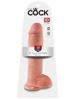 Dildo King Cock 11  član sa kuglicama - Flesh Pipedream 551021pd