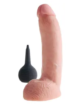 Dildo sa imitacijom ejakulacije King Cock 9  Skuirting Pipedream 560321PD