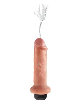 Dildo sa imitacijom ejakulacije King Cock 6  Skuirting Pipedream 560621PD