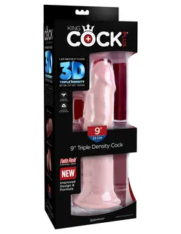 Dildo King Cock plus 9  pijetao trostruke gustine - Flesh Pipedream 571621pd
