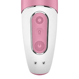 Satisfier Air Pump Bunni Light red sa Ektension Vibrator