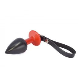 Analni čep je crno crven sa TPE remenom SB-9007-12