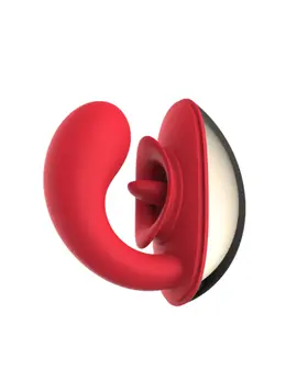 Vaginalno-klitoralni vibrator sa sv slučajem za skladištenje