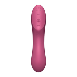 Vakuumski masažer Satisfyer Curvy Trinity 3 Red 036526sa