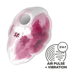 Vakuumski masažer Satisfyer Cloud Dancer red 049687SA