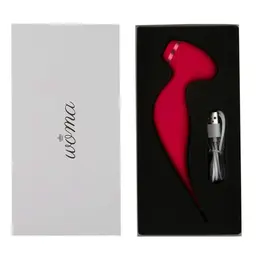 Isadora crveni vakuumski talasni stimulator klitorisa sa tačkastim vibratorom