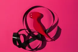 Isadora crveni vakuumski talasni stimulator klitorisa sa tačkastim vibratorom