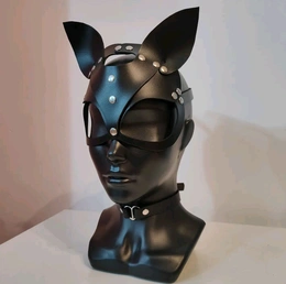 Maska lisičarke koža maska mačke koža maska zaйki BDSM pribor