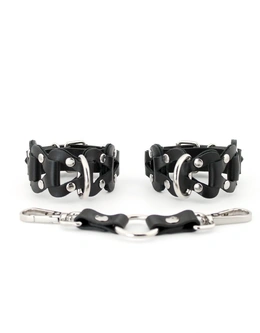 Kožne lisice-pletene od elemenata