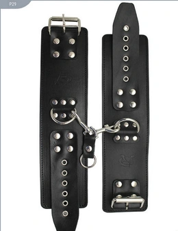 BDSM lisice od kože na krznu (Šifra: r29)